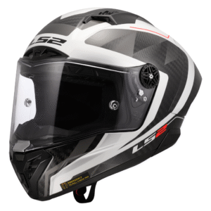 LS2 FF805 THUNDER GP AERO RAUTE WHITE GREY-06 L