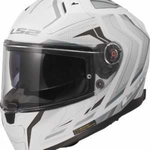 LS2 FF811 VECTOR II ALIZER M.WHITE SILVER-06 3XL