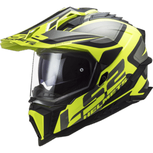 LS2 MX701 EXPLORER ALTER MATT BLACK H-V YELLOW L