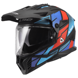 LS2 MX702 PIONEER II BLOCK BLACK RED BLUE-06 3XL