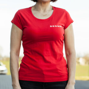SEGWAY POWERSPORTS Red Women T-shirt XS