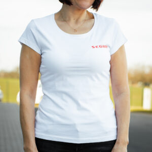 SEGWAY POWERSPORTS White Women T-shirt XS