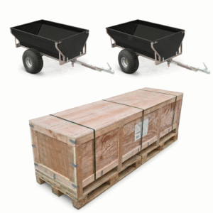 SET 2x SHARK ATV TRAILER WOOD 550-G2 BLACK