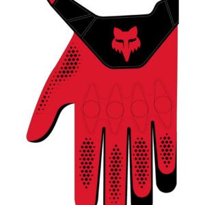 FOX Bomber Lt Glove Ce - S, Fluo RED MX24