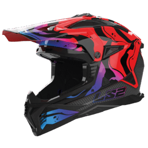 LS2 MX708 FAST II WASH RED-06 L