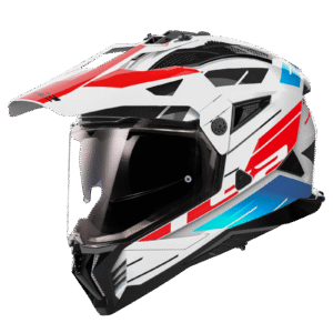 LS2 MX702 PIONEER II NAMIB WHITE BLUE RED-06 M