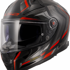LS2 FF811 VECTOR II ALIZER BLACK RED-06 S