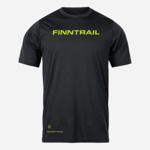 Finntrail T-shirt LogoQR Black L