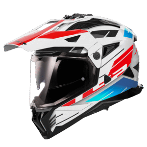 LS2 MX702 PIONEER II NAMIB WHITE BLUE RED-06 3XL